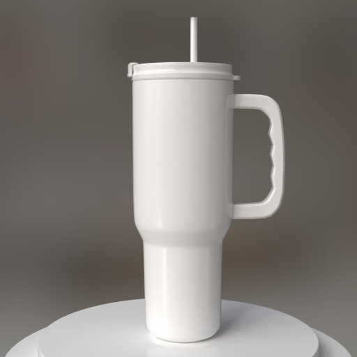 mockup de vaso térmico de 40 oz con asa