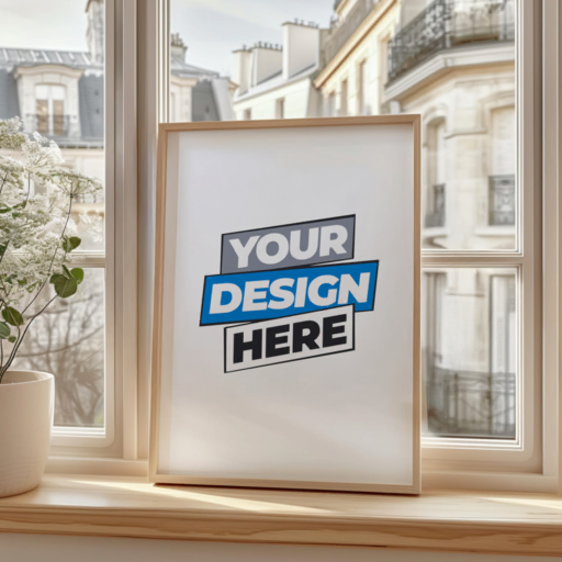 wood frame — parisian window mockup