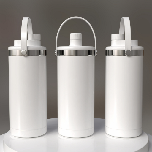mockup gourde d’un gallon hydro flask de 128 oz — plusieurs