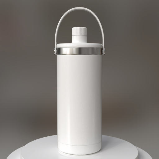 hydro flask gallon jug 128 oz mockup